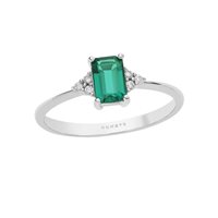 Ringe Comete Dame Storia Di Luce in Gold Smeraldo 0.60 Ct ANB2355 - ANB2355